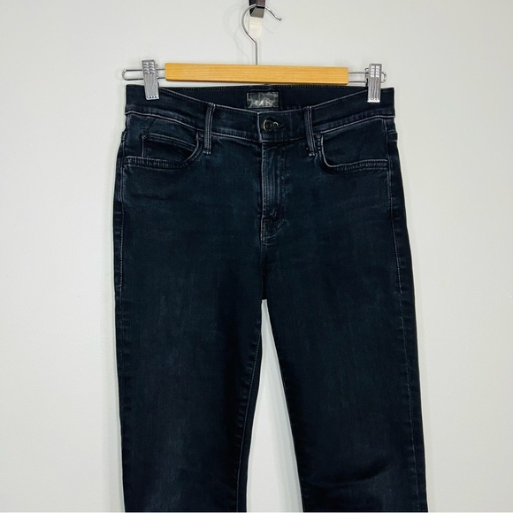 MOTHER the rascal ankle snippet Black Straight Leg Jeans with Classic Fit size27 - Picture 3 of 10